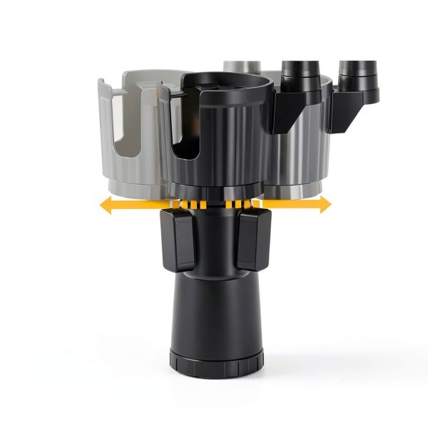 Peastrex Tablet Mount Cup Holder with Foldable Arm 360° Rotation Black-5