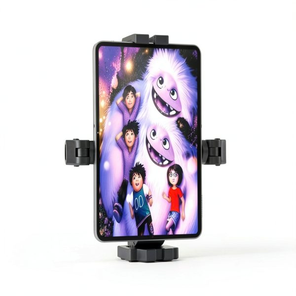 Tablet Car Headrest Mount bokilino 3 in 1 Arm 360° Rotation Black-4