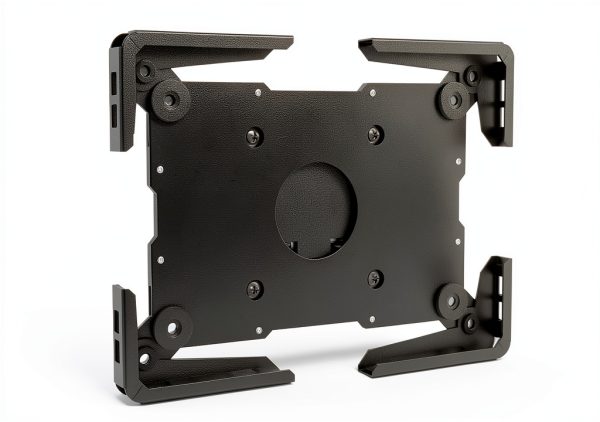 Mount-It! Wall Tablet Holder Black Steel Enclosure 9.7‑13.1″-1