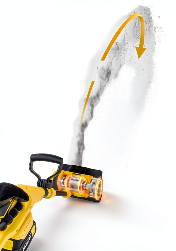 Cordless Snow Shovel Snoonwee 21V 12‑Inch Battery‑Powered Blower-2