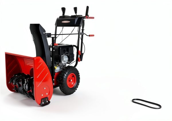 PowerSmart 24-Inch 2-Stage Gas Snow Blower with Electric Start Red-8