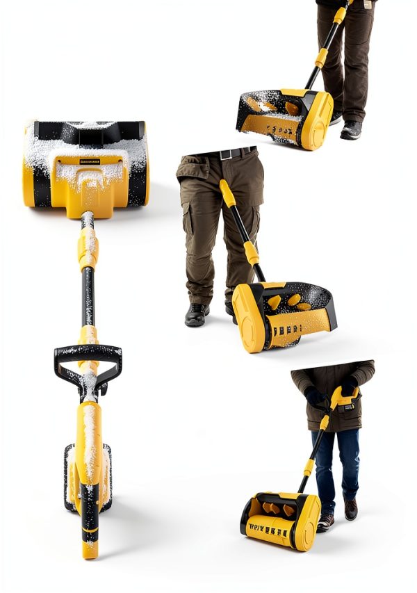 Cordless Snow Shovel Snoonwee 21V 12‑Inch Battery‑Powered Blower-7
