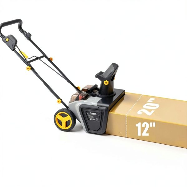 Cordless Snow Blower Houselife 20V 20" Brushless Electric with-3