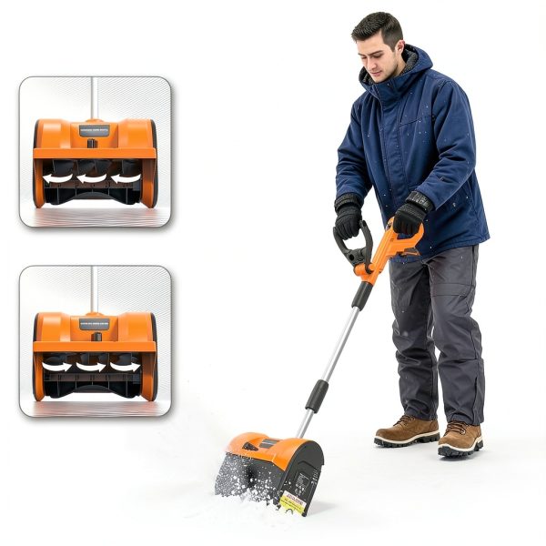 Cordless Snow Shovel WORKSKY Dewalt 20V Battery with LED Light-1