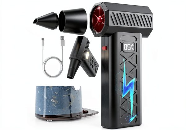 Snow Whiz Turbo Blower 130000RPM Mini LED Handheld Snow Blower-0