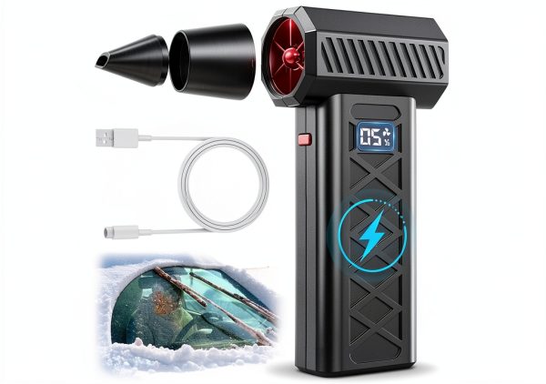 Mini Turbo Snow Blower Snow Master Pro LED, 130k RPM Dual‑Mode 5‑Speed-0