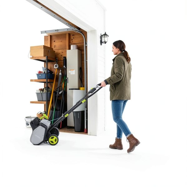Electric Snow Shovel DEKOPRO 12 Amp 17 Inch Wide 6 Inch Deep Green-6