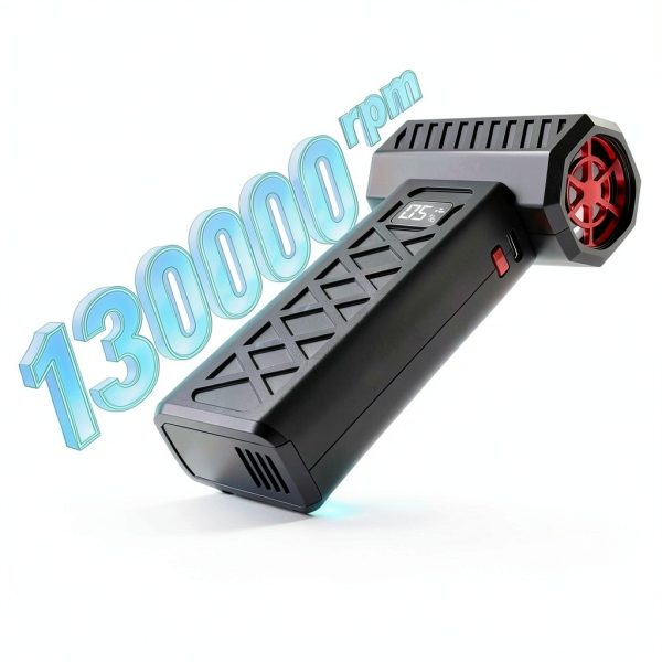 Mini Turbo Snow Blower Snow Master Pro LED, 130k RPM Dual‑Mode 5‑Speed-2