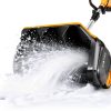 Cordless Snow Shovel 17-Inch Lemolifys Battery Snow Blower Yellow-3