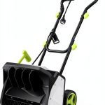 Electric Snow Shovel DEKOPRO 12 Amp 17 Inch Wide 6 Inch Deep Green-0