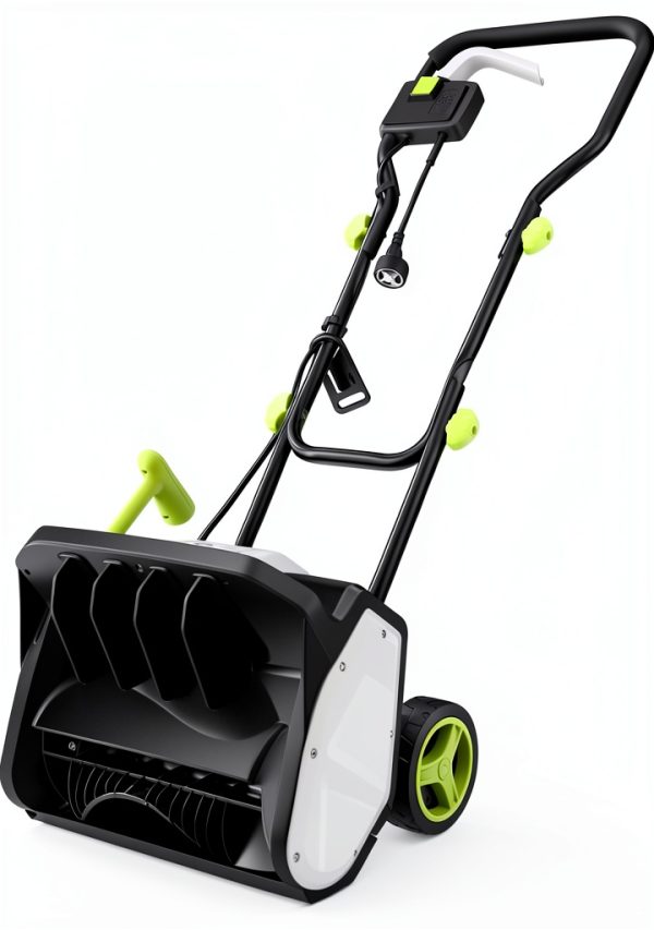 Electric Snow Shovel DEKOPRO 12 Amp 17 Inch Wide 6 Inch Deep Green-0