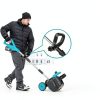 Cordless Snow Shovel FzzboFlow 17-Inch Electric Blower with Wheels 18V-6