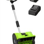 Cordless Snow Shovel Steelite 13" Electric 20V 4Ah Lightweight-0