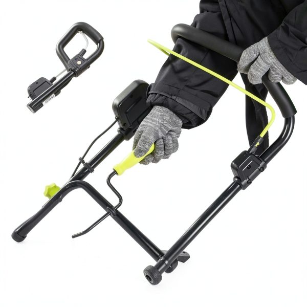 Cordless Snow Blower DEKOPRO 40V 20-Inch Green LED 25ft Throw-4