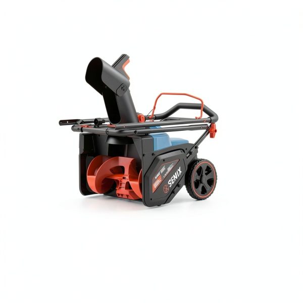 SENIX Corded Snow Blower 18" Electric Snow Thrower 8" Depth 33ft Throw-7