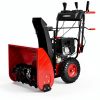 PowerSmart 24-Inch 2-Stage Gas Snow Blower with Electric Start Red-1