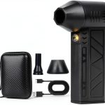 Snow Whiz Turbo Blower,2026 Upgrade Snow Blower,Snowwhiz Turbo Blower with Led,3 Gear Adjustable Super Power Turbo Breeze Electric Blow,Mini Turbos Snow Blower for Car for Car,Home,Keyboard,Computer-0