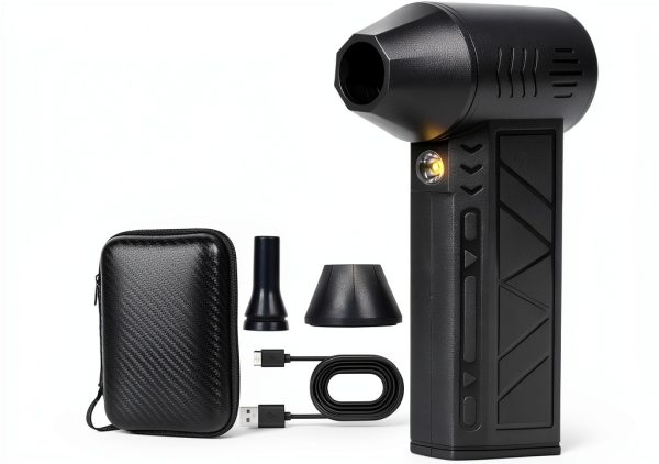 Snow Whiz Turbo Blower,2026 Upgrade Snow Blower,Snowwhiz Turbo Blower with Led,3 Gear Adjustable Super Power Turbo Breeze Electric Blow,Mini Turbos Snow Blower for Car for Car,Home,Keyboard,Computer-0
