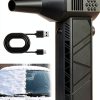 Snow Master Pro Led Turbo Blower,130,000 RPM Portable Mini Turbo Snow Blower,3-Speed & Fast Handheld Snow Blower for Car,Home,Keyboard,Computer-0