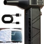 Snow Master Pro Led Turbo Blower,130,000 RPM Portable Mini Turbo Snow Blower,3-Speed & Fast Handheld Snow Blower for Car,Home,Keyboard,Computer-0
