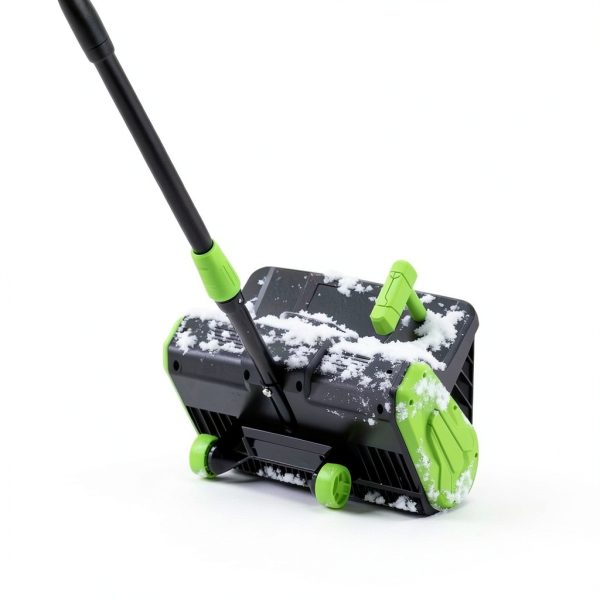 21V Cordless Electric Snow Shovel with 2×4.0Ah Batteries, LED Battery Display, 13.5" Clearing Width & 26FT Throw Distance, Lightweight Battery Snow Shovel for Driveways, Steps, Patios & Sidewalks-1